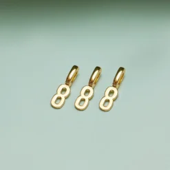Harper Number Charm -Deals Bijestora Store 40119GOLD 7 min