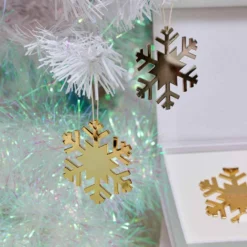 Engravable Snowflake Ornament -Deals Bijestora Store 40159GOLD 3