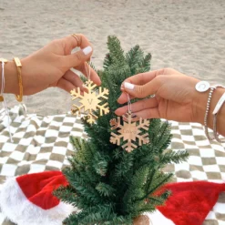 Engravable Snowflake Ornament -Deals Bijestora Store 40159GOLD 8