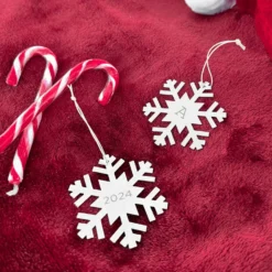 Engravable Snowflake Ornament -Deals Bijestora Store 40159SILV 2