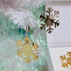 Engravable Snowflake Ornament -Deals Bijestora Store 40159SILV 3