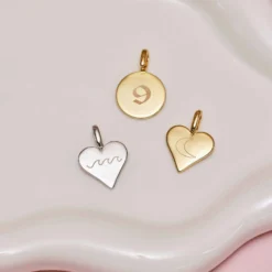 Engravable Heart Harper Charm -Deals Bijestora Store 40161GOLD 3