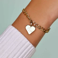 Engravable Heart Harper Charm -Deals Bijestora Store 40161GOLD 4