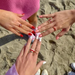 Enamel Bead Fidget Ring -Deals Bijestora Store 50000GOLD 12 min