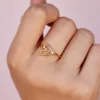 Delicate Heart Ring
