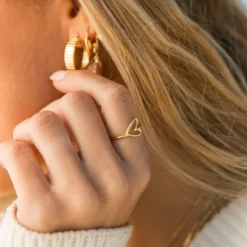 Delicate Heart Ring -Deals Bijestora Store 50537GOLD 10 min