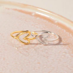 Delicate Heart Ring -Deals Bijestora Store 50537GOLD 2 min