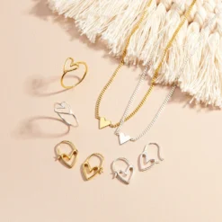 Delicate Heart Ring -Deals Bijestora Store 50537GOLD 7 min