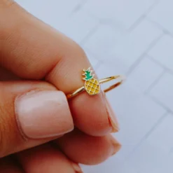 Enamel Pineapple Ring -Deals Bijestora Store 6 0007 3F9A5847