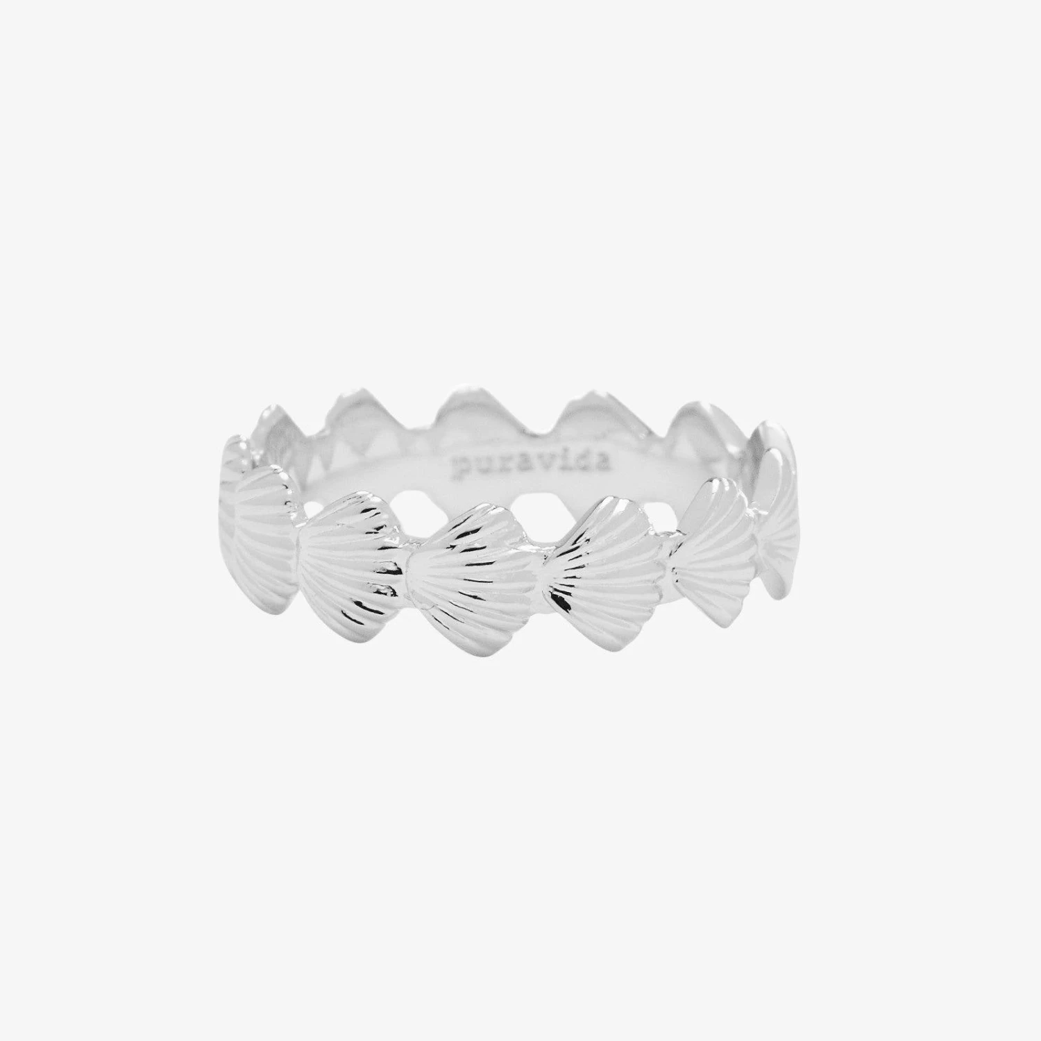 Clam Shell Band Ring 1 Clam Shell Band Ring