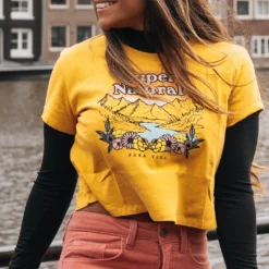 Super Natural Crop Tee -Deals Bijestora Store DSC03307