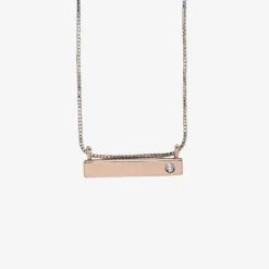 Engravable Bar Birthstone Necklace -Deals Bijestora Store Engravable Bar Birthstone Necklace 20