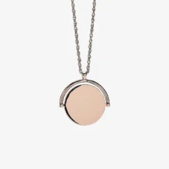 Engravable Double-Sided Spinner Necklace