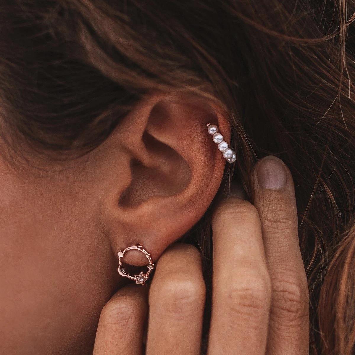 Bitty Pearl Ear Cuff 5 Bitty Pearl Ear Cuff - Image 5