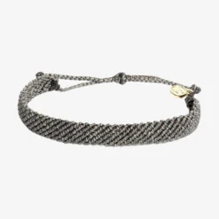 Flat Wide Woven Bracelet -Deals Bijestora Store Flat Braided Dark Grey 6ab29a89 cc28 4ef7 84ee 2721fff987db
