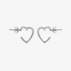 Heart Hoop Earrings