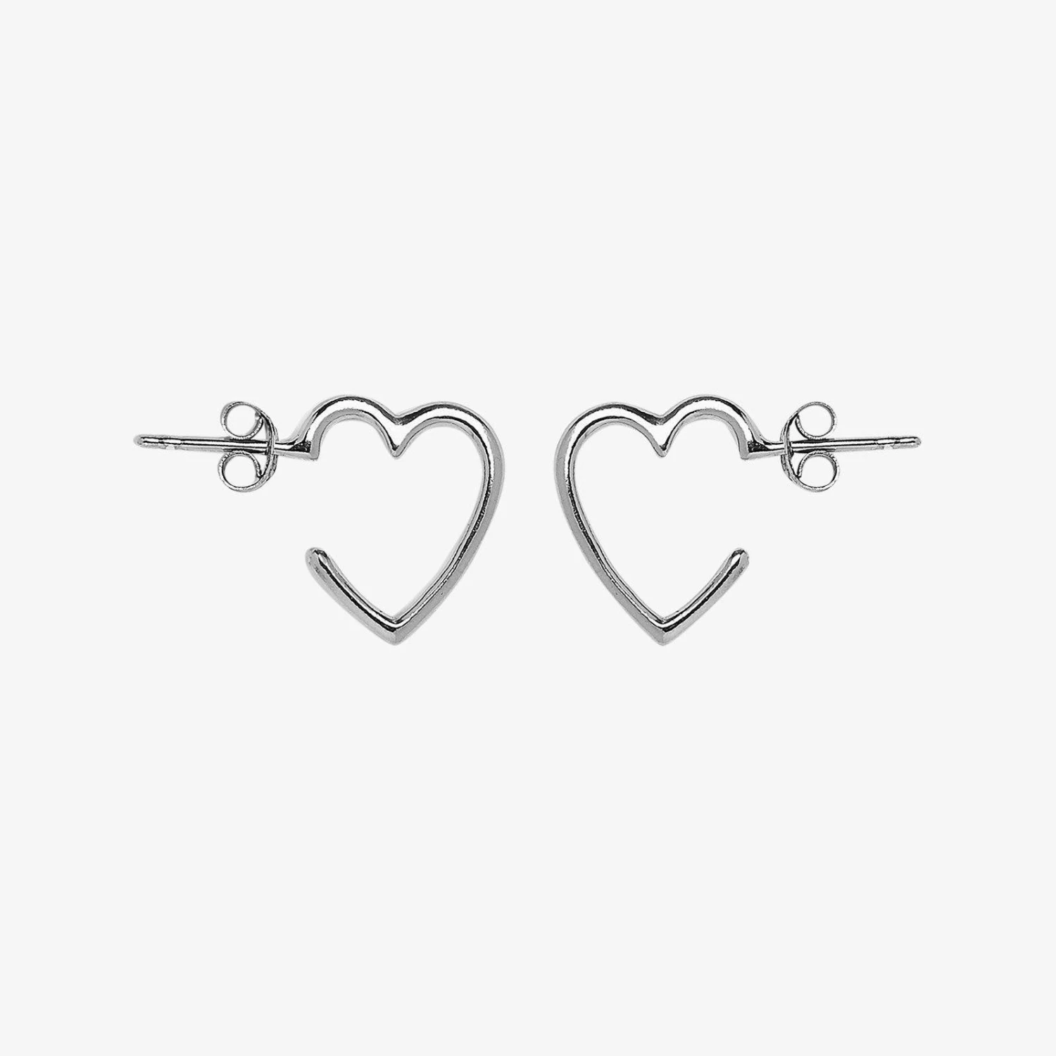 Heart Hoop Earrings 1 Heart Hoop Earrings