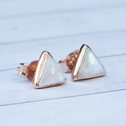 Gemstone Triangle Stud Earrings 8 Gemstone Triangle Stud Earrings -Deals Bijestora Store LP F19 GemstoneTriangleStud 03
