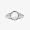 Mother Of Pearl Signet Ring