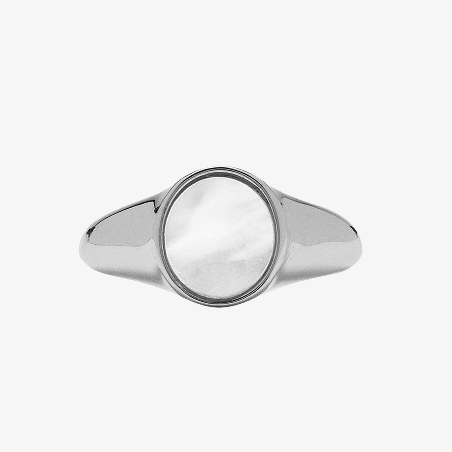 Mother Of Pearl Signet Ring 1 Mother Of Pearl Signet Ring