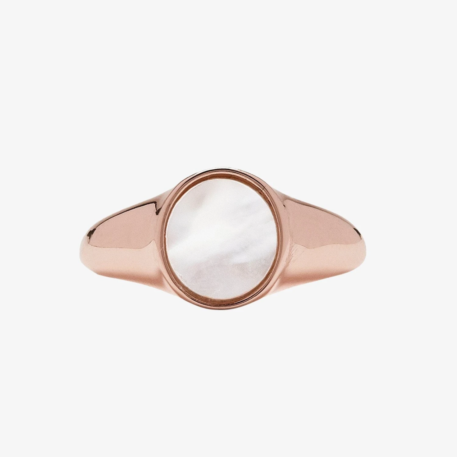 Mother Of Pearl Signet Ring 2 Mother Of Pearl Signet Ring - Image 2