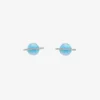 Opal Saturn Stud Earrings