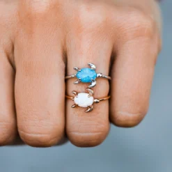 Opal Sea Turtle Ring -Deals Bijestora Store PURAVIDA SUMMER FLATLAY NIKICRAM 66