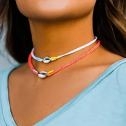 Ibiza Cowrie Charm Choker -Deals Bijestora Store PURAVIDA SUMMER FLATLAY NIKICRAM 99