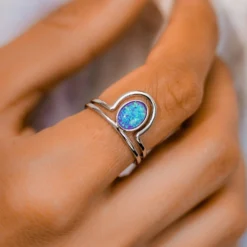 Crowned Opal Ring -Deals Bijestora Store PV 072