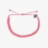 Boarding For Breast Cancer Half Flat Woven Bracelet