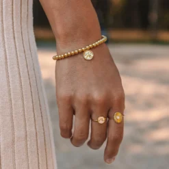 Wave Metal Stretch Bracelet -Deals Bijestora Store PuraVidaAugust5 2