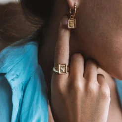 Palm Burst Signet Ring -Deals Bijestora Store PuraVidaMarch19