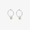Real Shell Hoop Earrings