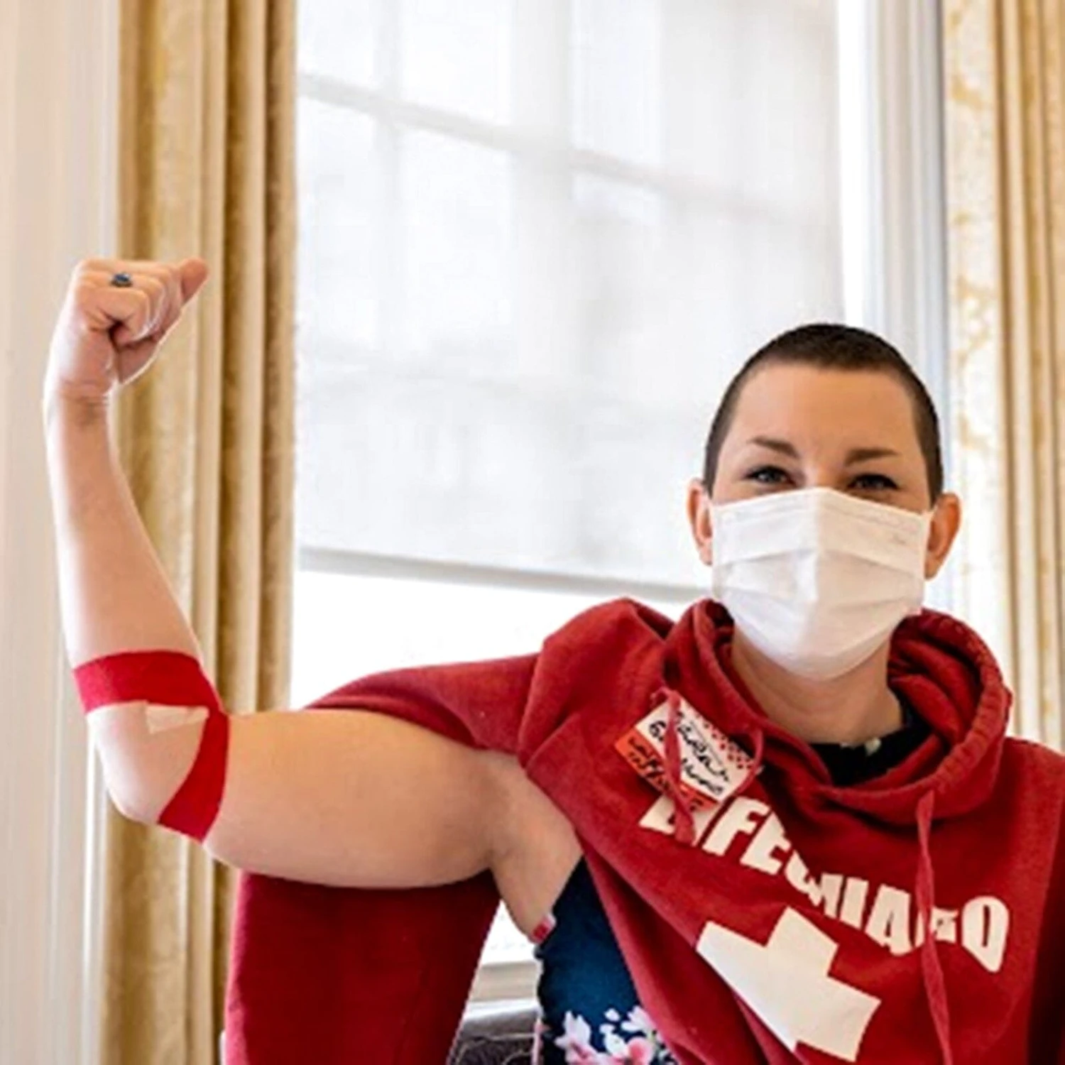 Blood Saves Lives Braided Bracelet 5 Blood Saves Lives Braided Bracelet - Image 5