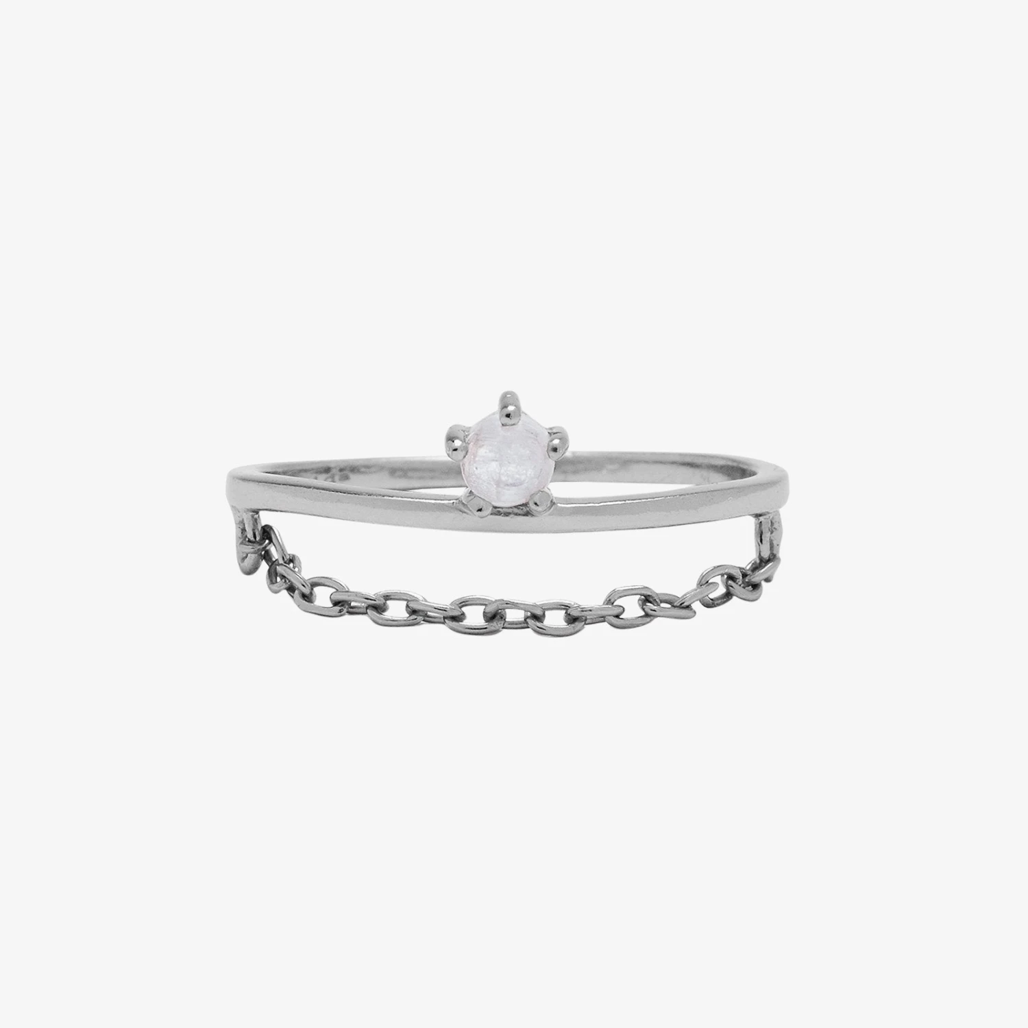 Stone Chain Ring 2 Stone Chain Ring - Image 2