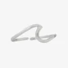 Silver Wave Toe Ring