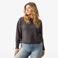 Live Free Long Sleeve Boxy Tee -Deals Bijestora Store live free long sleeve tee 01