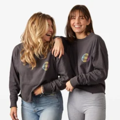 Live Free Long Sleeve Boxy Tee -Deals Bijestora Store live free long sleeve tee 04