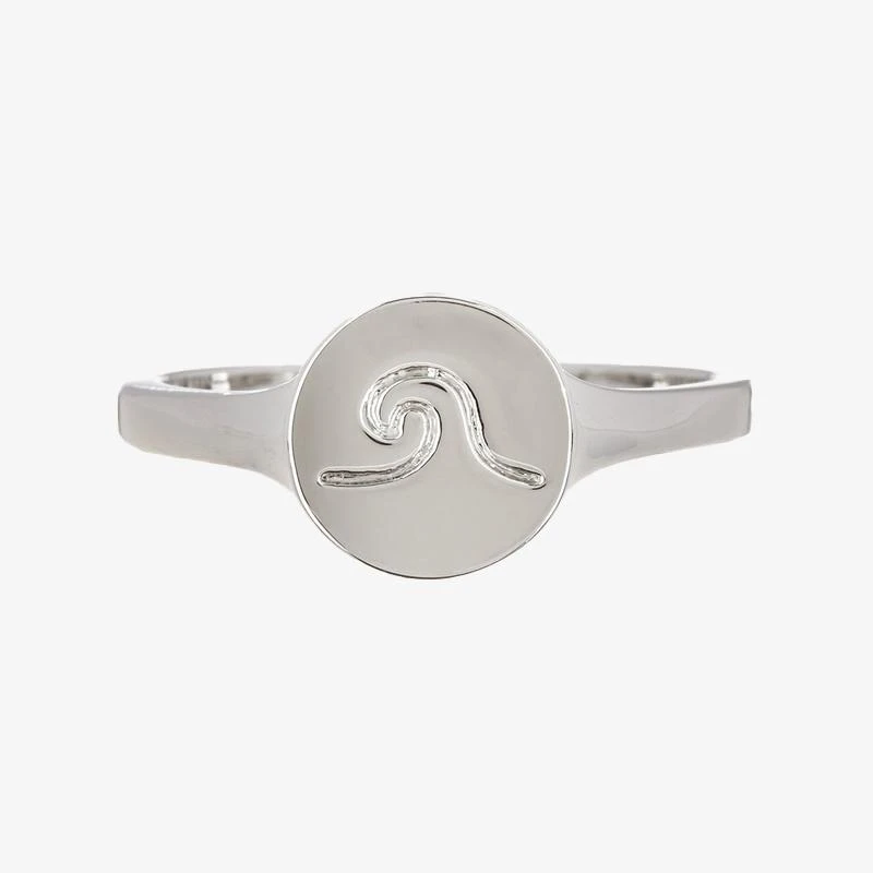 Wave Coin Ring 1 Wave Coin Ring